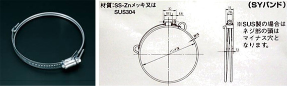 スパイラルワイヤーバンド製品イメージ